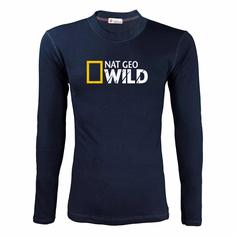 تیشرت آستین بلند طرح Nat Geo Wild