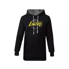 هودی کلاه دار مردانه طرح lakers مدل f 2536