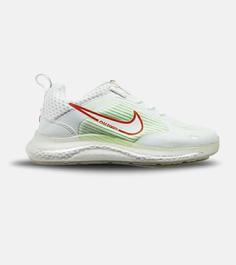 کفش کتانی مردانه سفید سبز Nike air max zoom مدل 4123