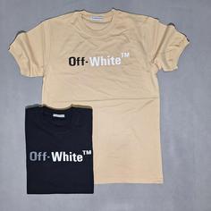 تیشرت off-white مدل 3234 رنگ کرم