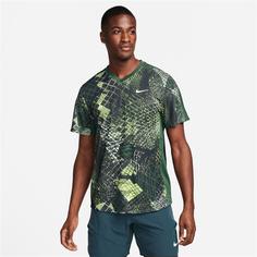 تیشرت تنیس مردانه نایک NikeCourt Dri-FIT Printed- سبز