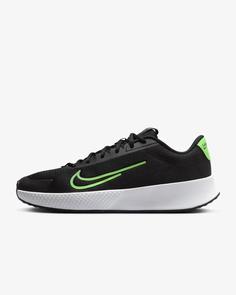 کفش تنیس مردانه نایک NikeCourt Vapor Lite 2– مشکی/سبز