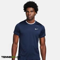 تی شرت تنیس مردانه نایک NikeCourt Advantage Dri-FIT- سرمه ای