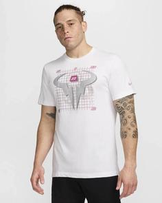 تی شرت تنیس مردانه نایک Rafa Nike Court Dri-FIT– سفید