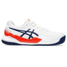 کفش تنیس بچگانه اسیکس Asics Gel-Resolution 9 GS- سفید/نارنجی