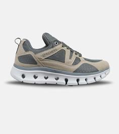 کفش کتانی طبی زنانه و مردانه طوسی کرم SKECHERS element 2.0 مدل 4673