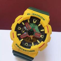 ساعت مچی مردانه کاسیو جیشاک زرد casio G-shock 