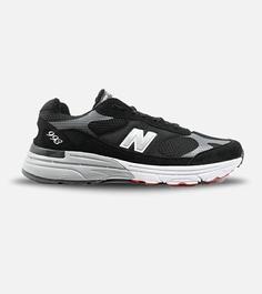 کفش کتانی بزرگ پا مشکی زیر سفید NEW BALANCE 993 مدل 3116