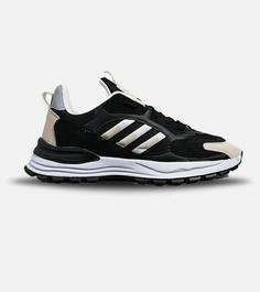 کفش کتانی مردانه مشکی سفید کرم ADIDAS boost مدل 6175