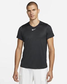 تی شرت تنیس مردانه نایک NikeCourt Dri-FIT Advantage- مشکی