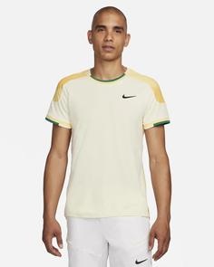 تی شرت تنیس مردانه نایک NikeCourt Slam Dri-FIT- زرد