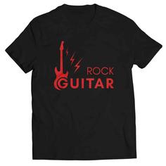 تیشرت آستین کوتاه طرح Rock Guitar