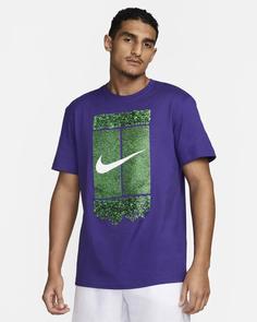 تی شرت تنیس مردانه نایک NikeCourt – بنفش