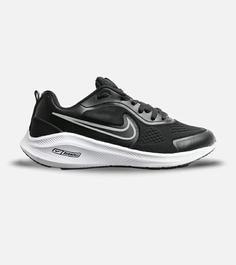 کفش کتانی بزرگ پا مشکی سفید نایک NIKE PEGASUS V10 مدل 3073