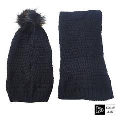 شال و کلاه بافت مدل shk86 Textured scarf and hat shk86