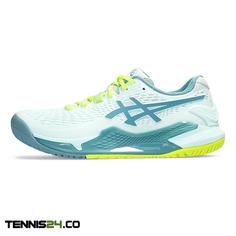 کفش تنیس زنانه Asics Gel-Resolution 9- سبز روشن