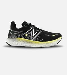 کفش کتانی مشکی سفید لیمویی NewBalance 1080 V12 مدل 2136