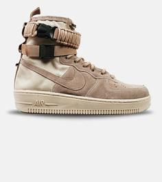 کفش کتانی ساقدار مردانه قهوه ای NIKE AIRFORCE AF1 مدل 4231