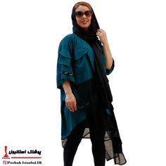 مانتو زنانه مدا کد231 دارای رنگبندی