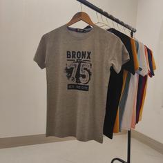 تیشرت BRONX مدل 3131 رنگ طوسی