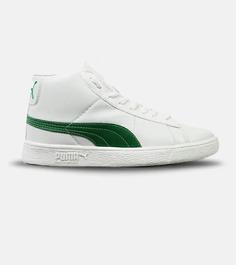 کتانی ساقدار سفید سبز مردانه پوما Puma Suede مدل 2014