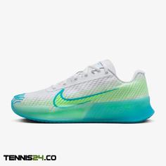 کفش تنیس زنانه نایک NikeCourt Air Zoom Vapor 11- سفید/سبز