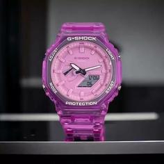 ساعت جی شاک زنانه G-shock موتور ژاپن صورتی