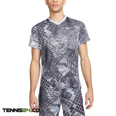 تیشرت تنیس مردانه نایک NikeCourt Dri-FIT- طوسی