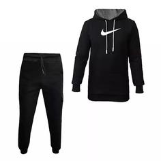 ست هودی کلاه دارمردانه طرح nike مدل f 4578