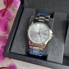 ساعت مچی مردانه کاسیو Casio نقره ای صفحه سفید