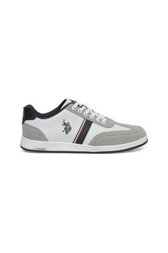 اسنیکر مردانه یو اس پلو اورجینال سفید U.S. Polo Assn. KARES WT 3PR