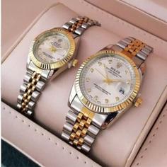 ساعت ست رولکس مردانه زنانه صفحه سفید Rolex