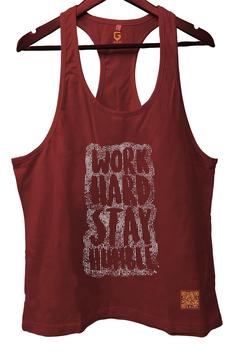 تاپ تانک تی شرت بدن سازی Whs Fitness Gym Tank Top Athlete بند دار طرح دار زنانه – TOP GLORY 22112203