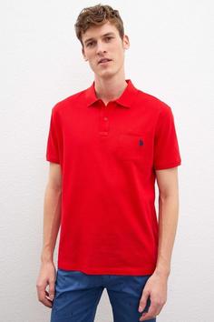 تیشرت مردانه یو اس پلو اورجینال قرمز U.S. Polo Assn. 748755