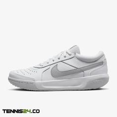 کفش تنیس زنانه نایک NikeCourt Air Zoom Lite 3– سفید/طوسی