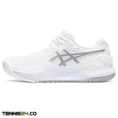 کفش تنیس زنانه Asics Gel-Resolution 9- سفید