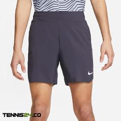 شلوارک تنیس مردانه نایک NikeCourt Dri-FIT Slam- خاکستری