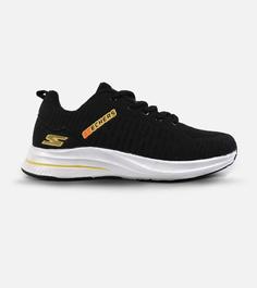 کفش کتانی مردانه مشکی زیر سفید اسکیچرز پیاده روی SKECHERS مدل 3587