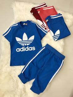 تیشرت شلوارک adidas رنگی کد ۸۲۷