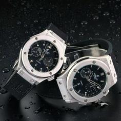 ساعت مچی مردانه هابلوت تقویم نمایان طرح کرنو موتور شرکتی   HUBLOT