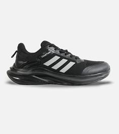 کفش کتانی تمام مشکی بزرگ پا Adidas cloud foam مدل 2054