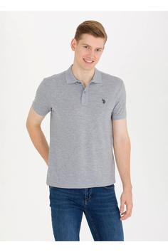 تیشرت مردانه یو اس پلو اورجینال خاکستری U.S. Polo Assn. 5002996071