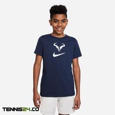 تی شرت تنیس پسرانه نایک Nike Dri-Fit Rafa- سرمه ای