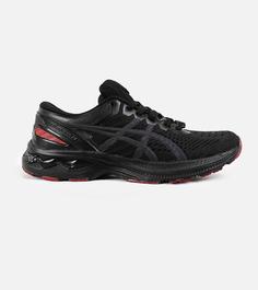 کفش کتانی ورزشی مردانه مشکی زیر قرمز اسیکس asics Gel-Kayano 27 مدل 3357