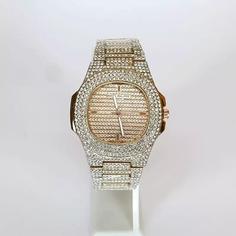 ساعت مچی نگین دار زنانه و مردانه PATEK PHILIPPE