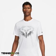 تی شرت تنیس مردانه نایک NikeCourt Rafa Dri-FIT- سفید