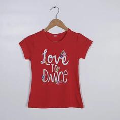 تیشرت طرح Love To Dance دخترانه (6 تا 10 سال) کد 624449