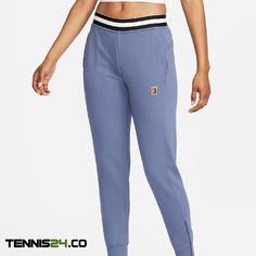 شلوار تنیس زنانه نایک NikeCourt Dri-FIT Heritage French- آبی