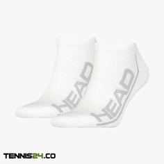 جوراب تنیس ساق کوتاه هد (white)HEAD PERFORMANCE SNEAKER UNISEX پک دوتایی-سفید