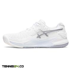 کفش تنیس زنانه اسیکس Asics Gel-Resolution 9 Clay- سفید